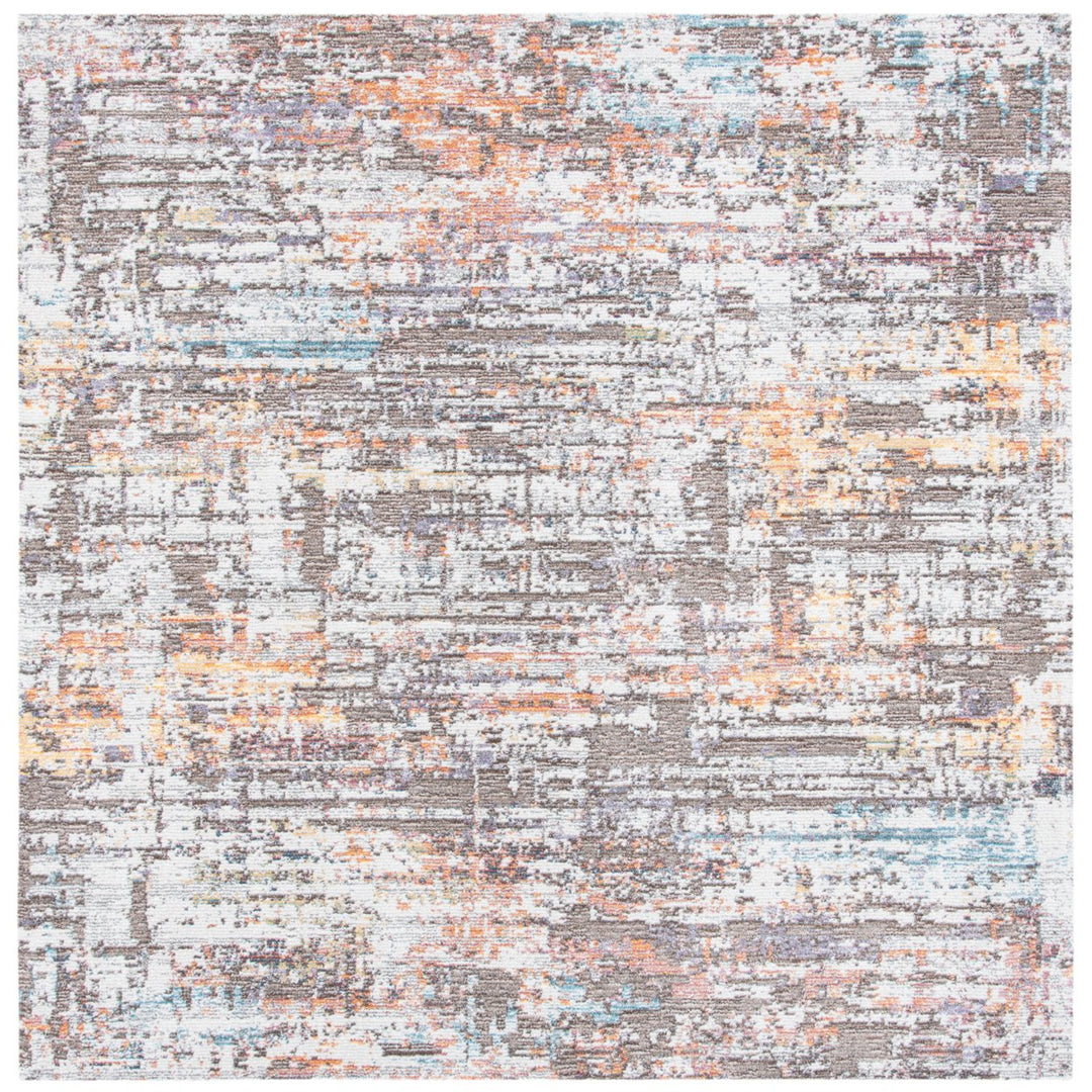 SAFAVIEH Crystal CRS738B Beige / Orange Rug Image 7