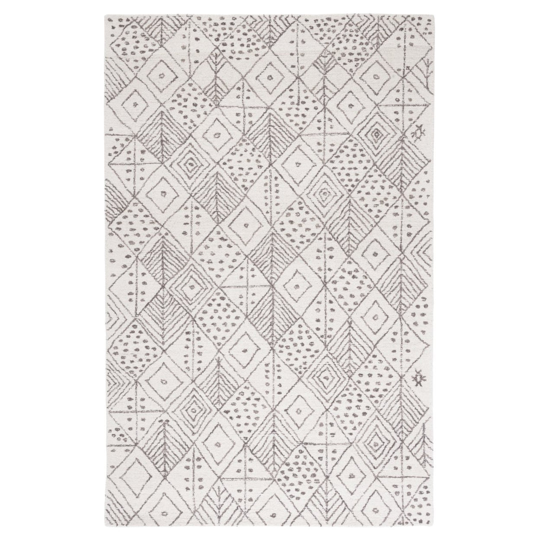 SAFAVIEH Casablanca CSB160T Handmade Ivory / Brown Rug Image 1