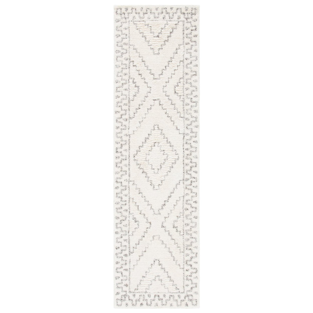 SAFAVIEH Casablanca CSB205F Handmade Ivory / Grey Rug Image 1