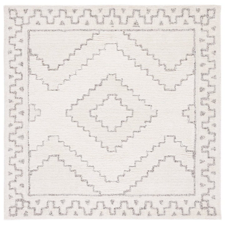 SAFAVIEH Casablanca CSB205F Handmade Ivory / Grey Rug Image 1