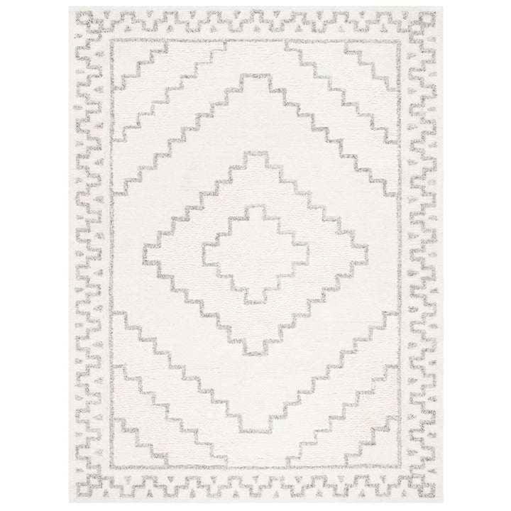 SAFAVIEH Casablanca CSB205F Handmade Ivory / Grey Rug Image 1