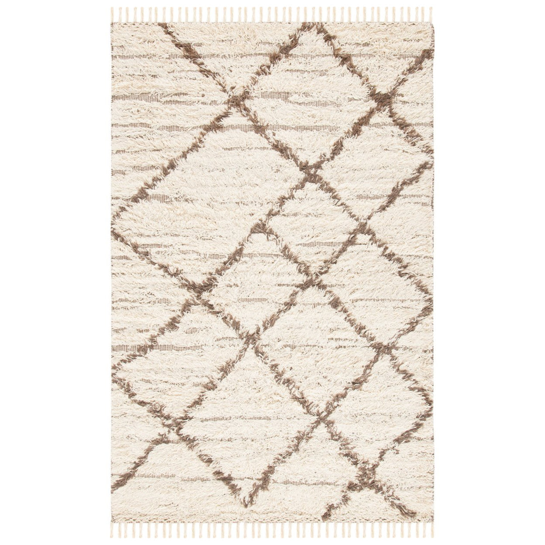 SAFAVIEH Casablanca CSB277A Handwoven Ivory / Taupe Rug Image 1