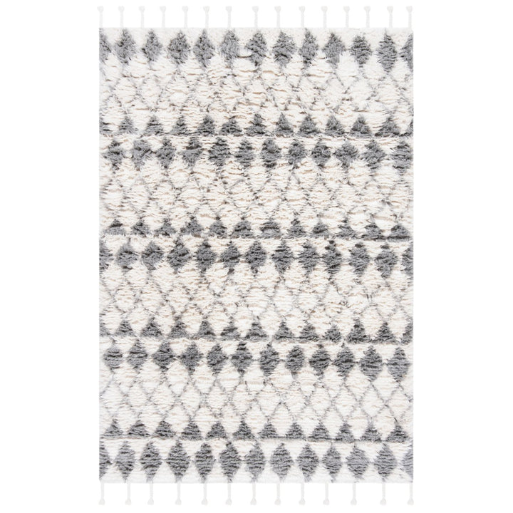 SAFAVIEH Casablanca CSB476F Handwoven Ivory / Grey Rug Image 1