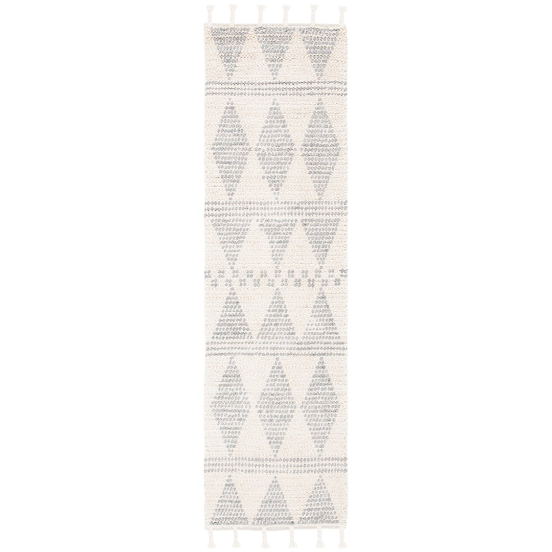 SAFAVIEH Casablanca CSB488A Handwoven Ivory / Grey Rug Image 1