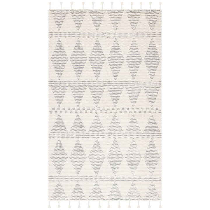 SAFAVIEH Casablanca CSB488A Handwoven Ivory / Grey Rug Image 1