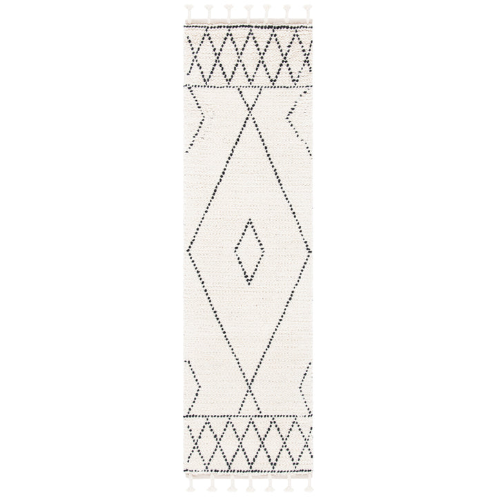 SAFAVIEH Casablanca CSB492A Handwoven Ivory / Black Rug Image 3