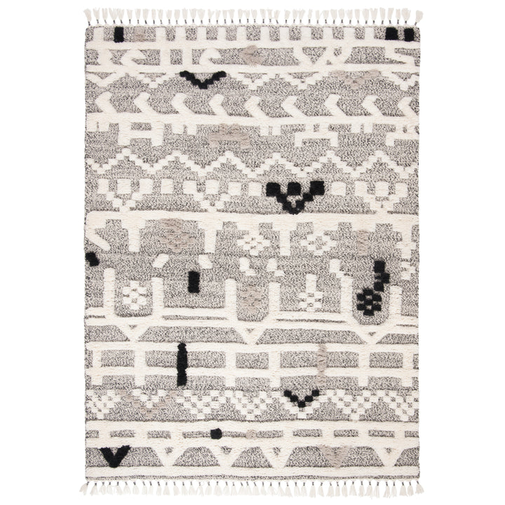 SAFAVIEH Casablanca CSB542A Ivory / Black Rug Image 1