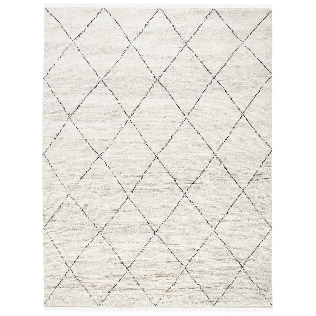 SAFAVIEH Casablanca CSB543A Ivory / Black Rug Image 1