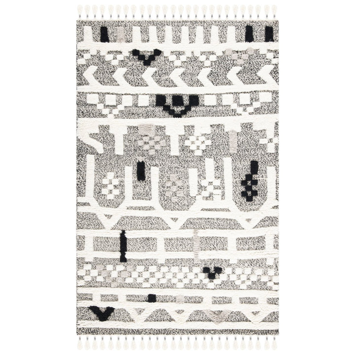 SAFAVIEH Casablanca CSB542A Ivory / Black Rug Image 1