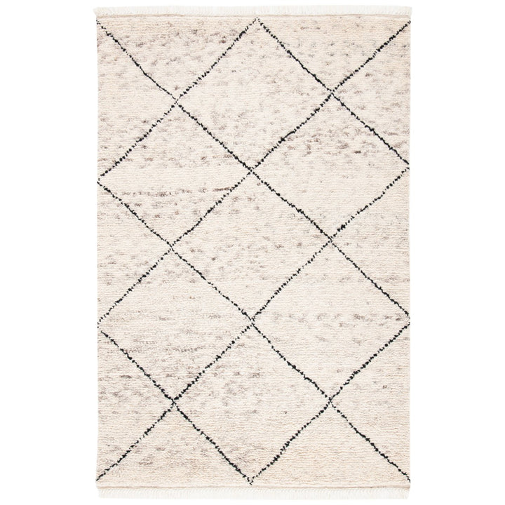 SAFAVIEH Casablanca CSB543A Ivory / Black Rug Image 7