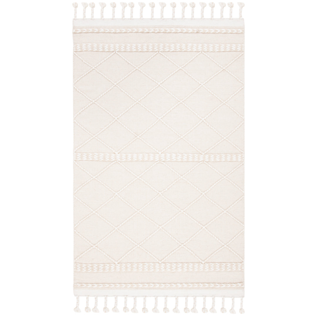 SAFAVIEH Casablanca CSB575B Handmade Beige / Ivory Rug Image 1