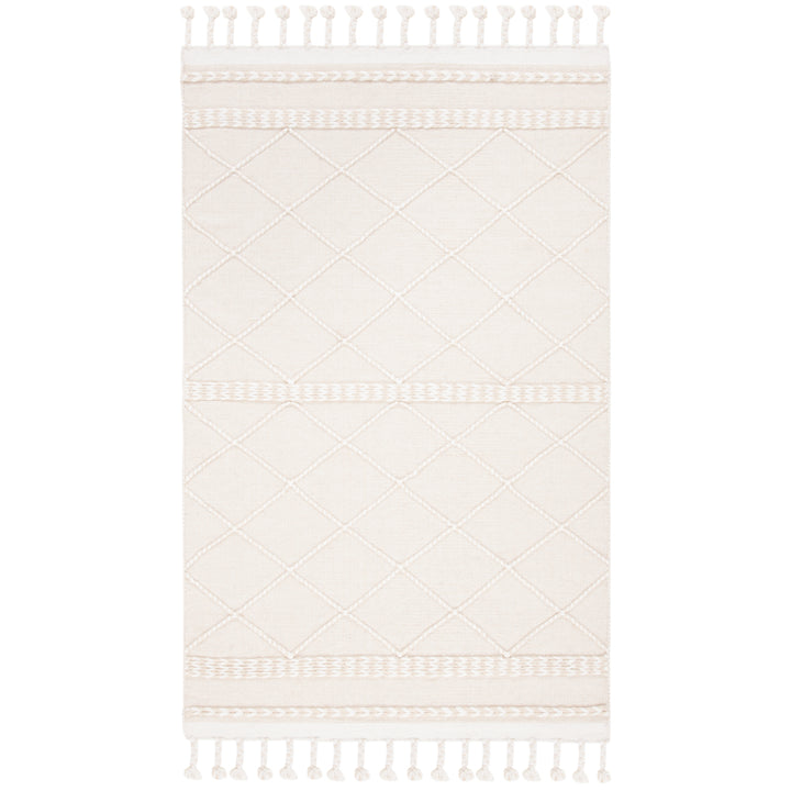 SAFAVIEH Casablanca CSB575B Handmade Beige / Ivory Rug Image 1