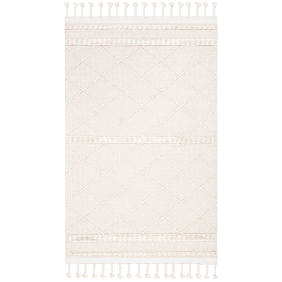 SAFAVIEH Casablanca CSB575B Handmade Beige / Ivory Rug Image 1