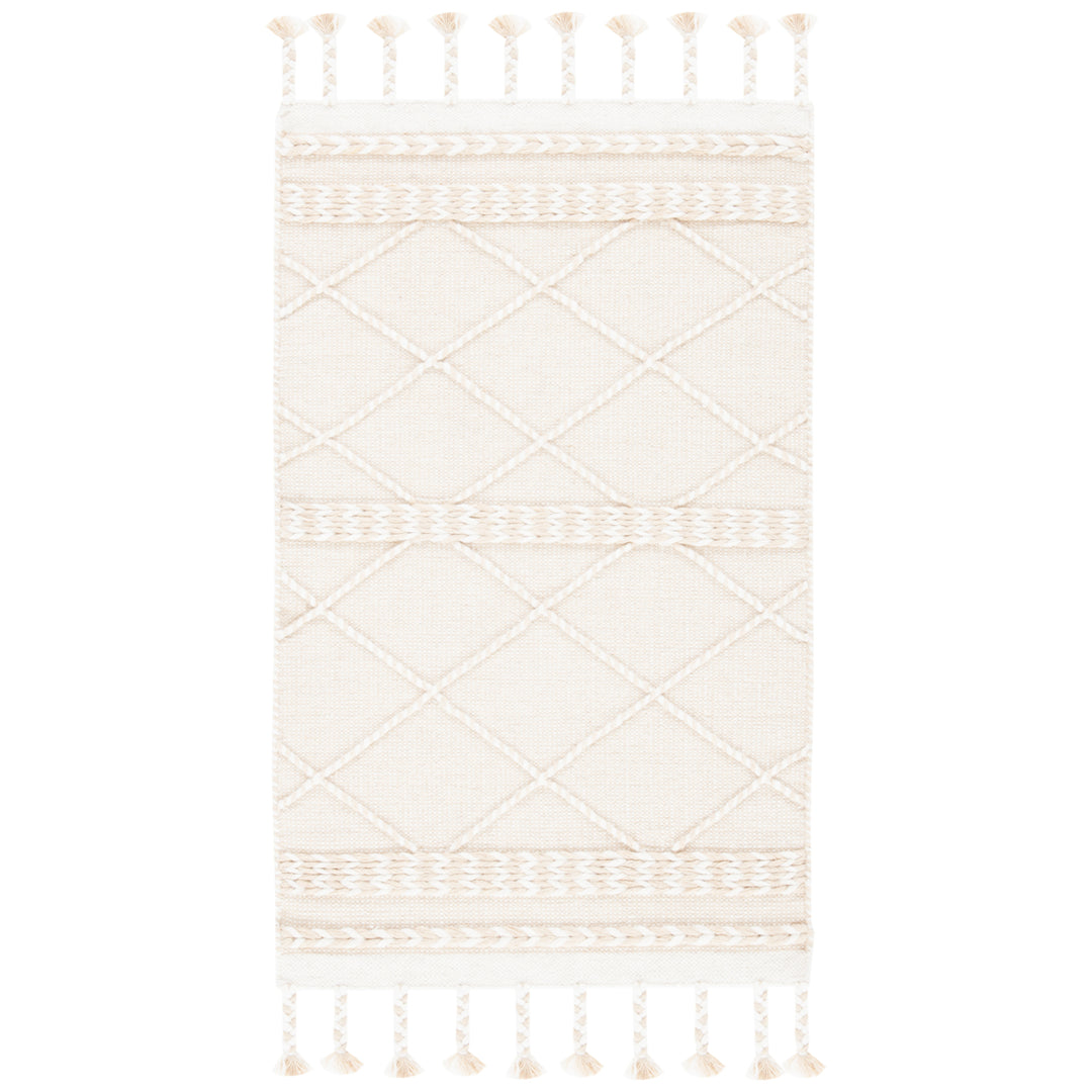 SAFAVIEH Casablanca CSB575B Handmade Beige / Ivory Rug Image 7