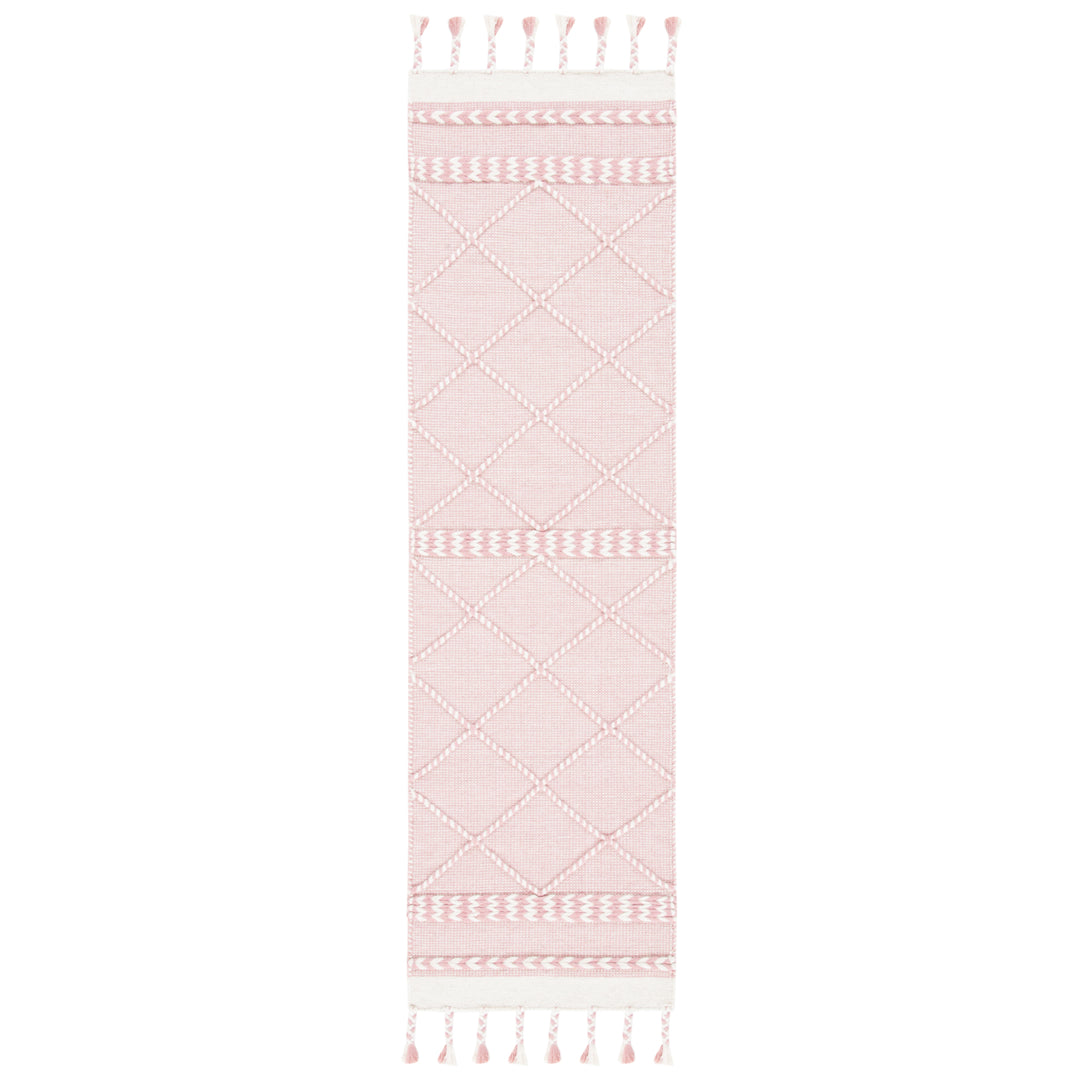 SAFAVIEH Casablanca CSB575U Handmade Pink / Ivory Rug Image 3