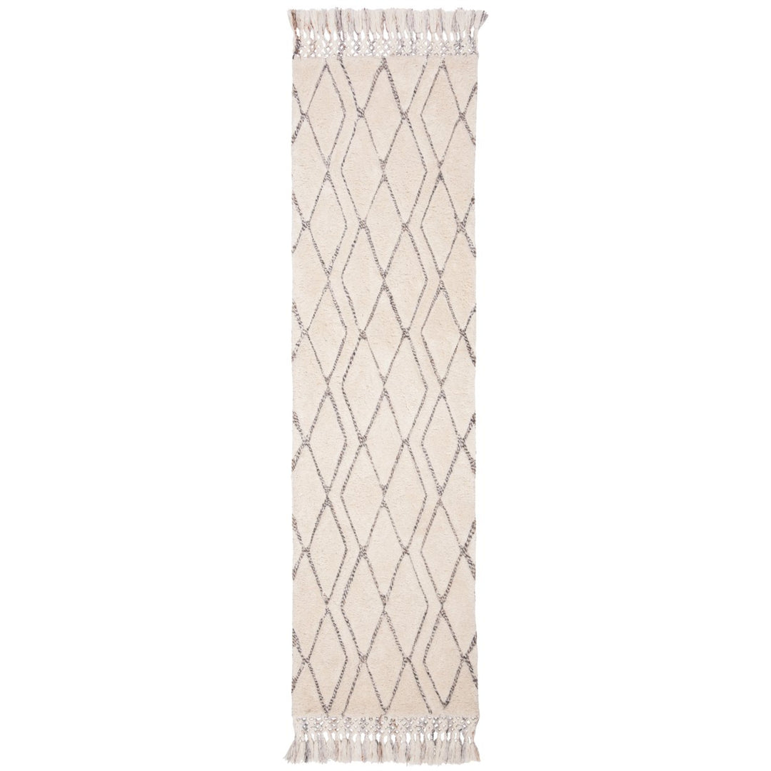 SAFAVIEH Casablanca Collection CSB652A Ivory / Grey Rug Image 1