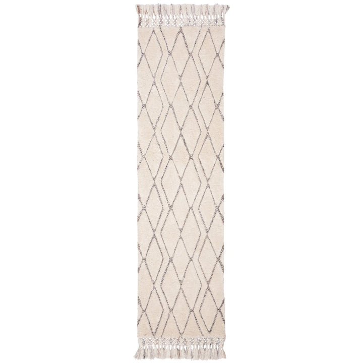 SAFAVIEH Casablanca Collection CSB652A Ivory / Grey Rug Image 1