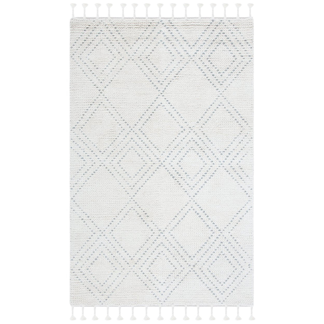 SAFAVIEH Casablanca CSB676F Handmade Ivory / Grey Rug Image 1