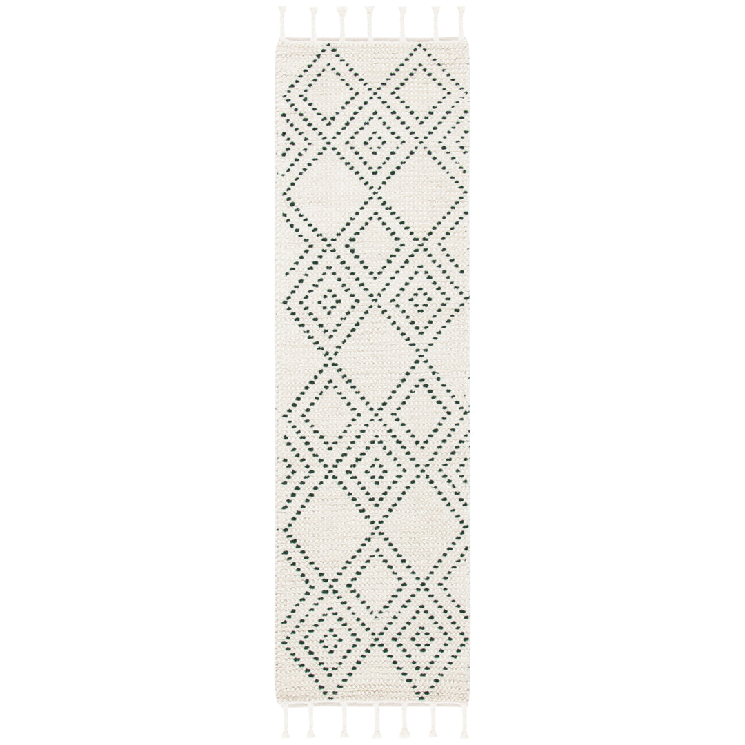 SAFAVIEH Casablanca CSB676Y Handmade Ivory / Green Rug Image 3