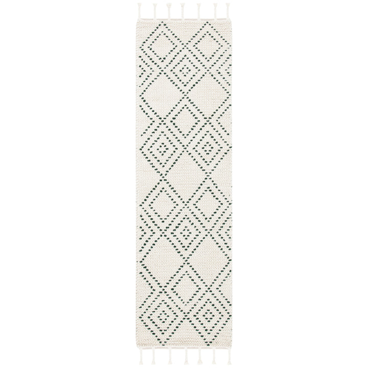 SAFAVIEH Casablanca CSB676Y Handmade Ivory / Green Rug Image 3