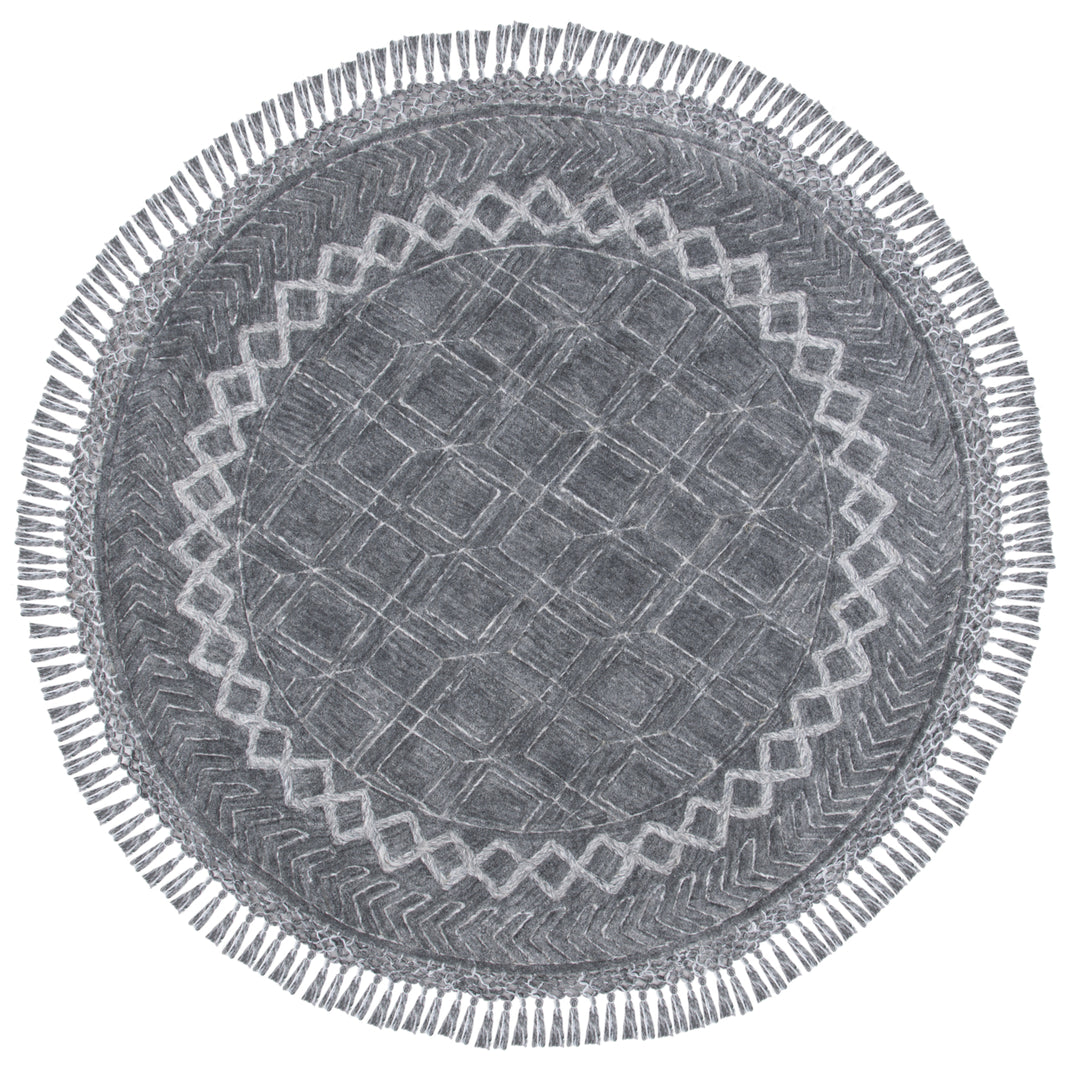 SAFAVIEH Casablanca Collection CSB664H Charcoal Rug Image 9