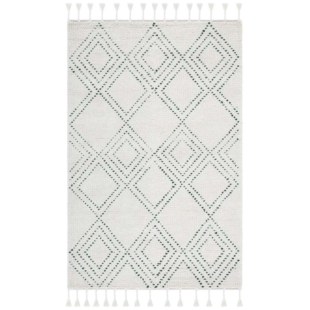 SAFAVIEH Casablanca CSB676Y Handmade Ivory / Green Rug Image 1