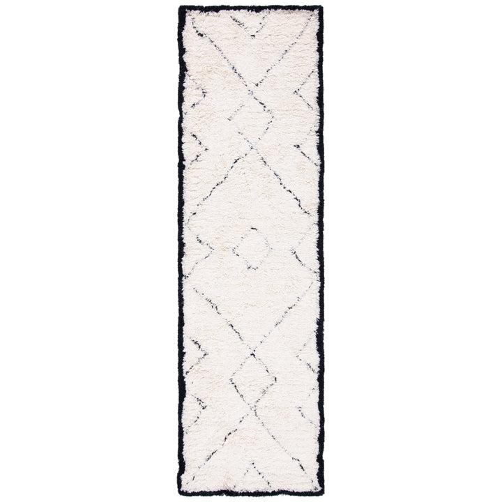 SAFAVIEH Casablanca CSB917A Handmade Ivory / Black Rug Image 1