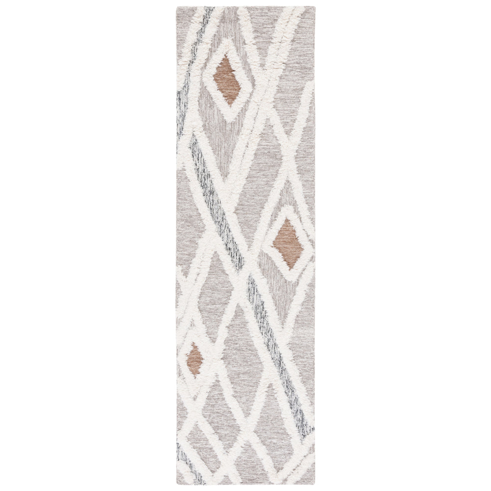 SAFAVIEH Casablanca CSB975F Handmade Grey / Ivory Rug Image 2