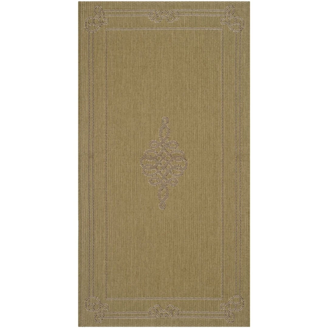 SAFAVIEH Courtyard CY6127-24 Green / Creme Rug Image 1