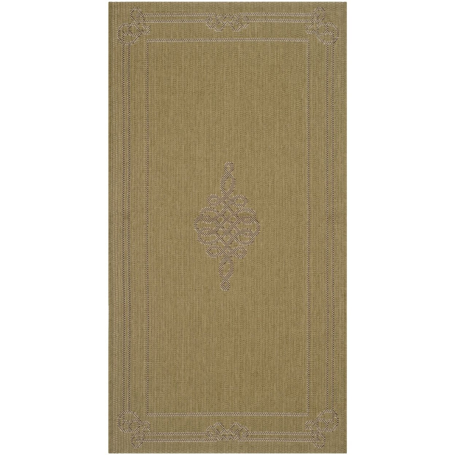 SAFAVIEH Courtyard CY6127-24 Green / Creme Rug Image 1