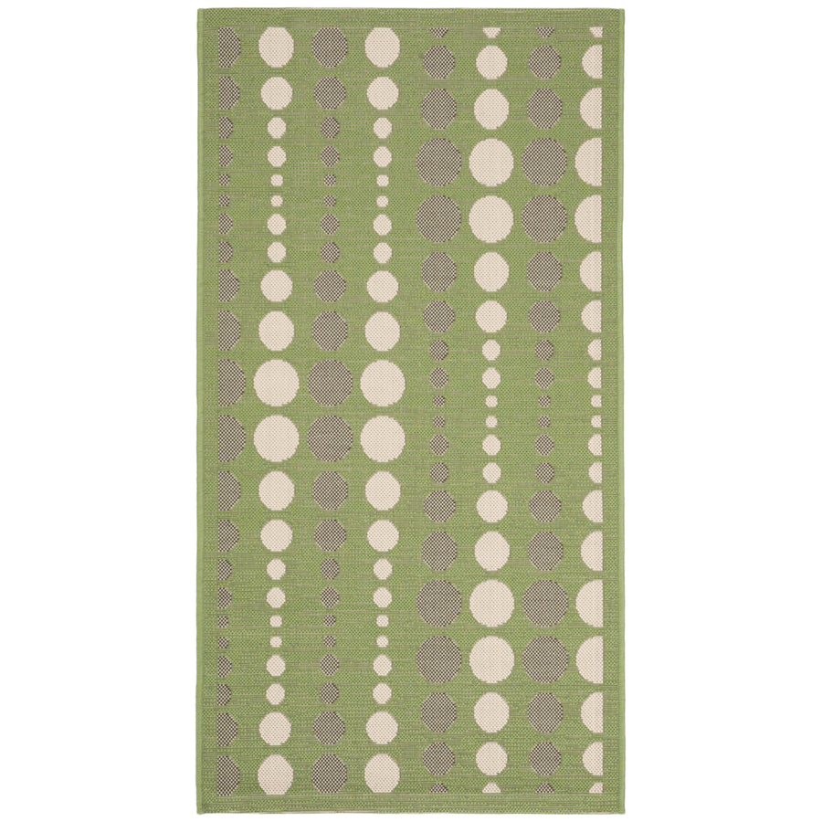 SAFAVIEH Courtyard CY6577-24 Green / Creme Rug Image 1