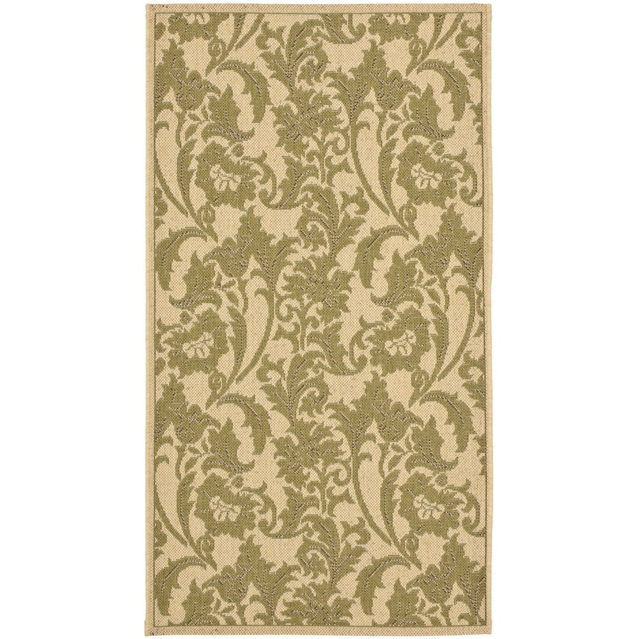 SAFAVIEH Courtyard CY6590-14 Cream / Green Rug Image 1