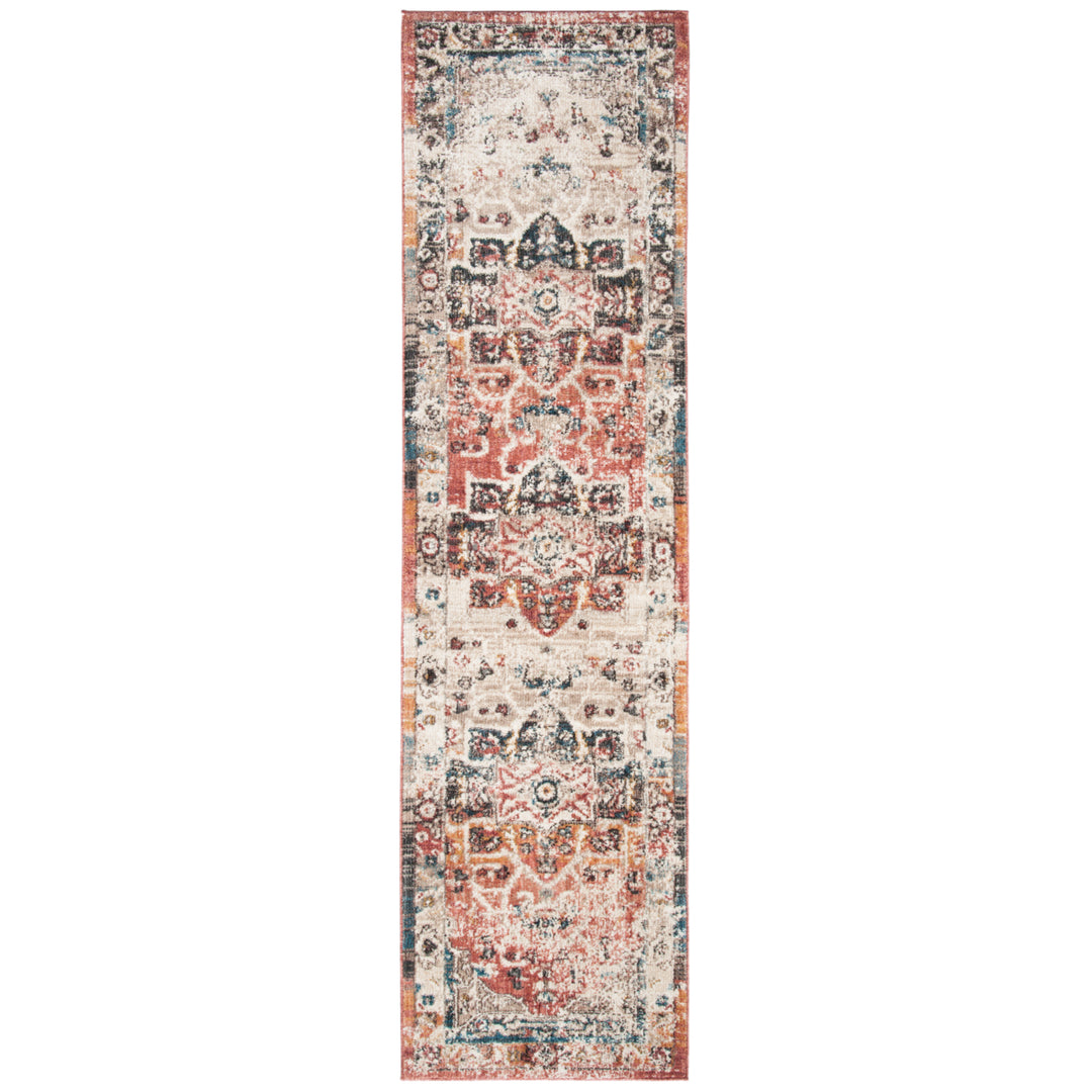 SAFAVIEH Carlyle Collection CYL210A Ivory / Blue Rug Image 5