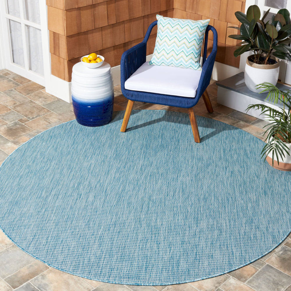 SAFAVIEH Courtyard CY8403-37122 Aqua / Aqua Rug Image 2