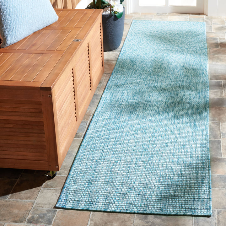 SAFAVIEH Courtyard CY8403-37122 Aqua / Aqua Rug Image 3