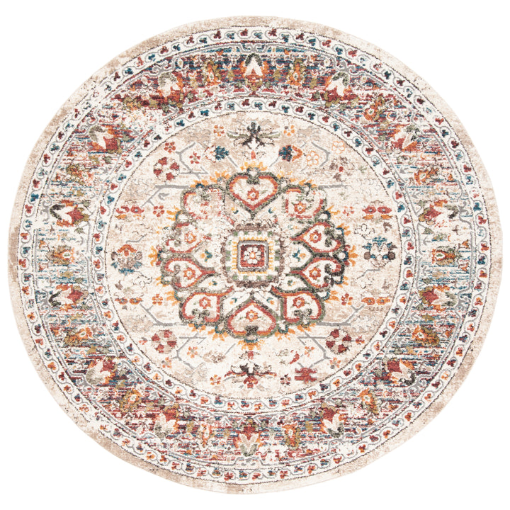 SAFAVIEH Carlyle Collection CYL229A Ivory / Gold Rug Image 4