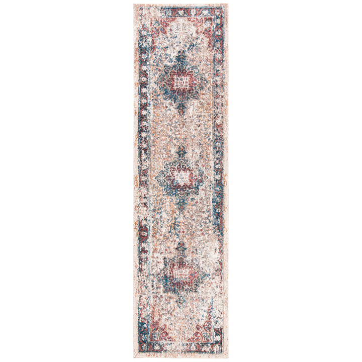 SAFAVIEH Carlyle Collection CYL215B Ivory / Burgundy Rug Image 5