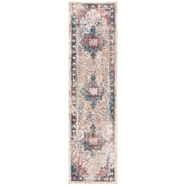 SAFAVIEH Carlyle Collection CYL215B Ivory / Burgundy Rug Image 1