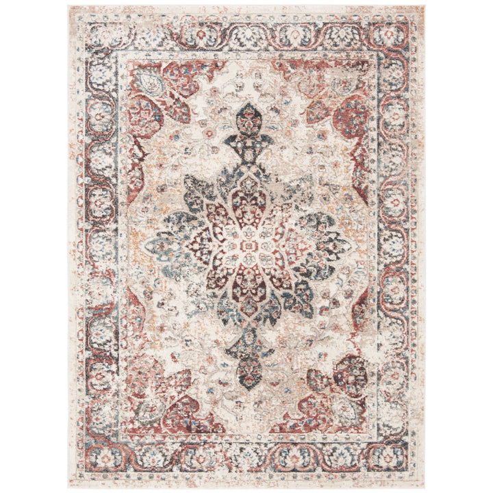 SAFAVIEH Carlyle Collection CYL215B Ivory / Burgundy Rug Image 10