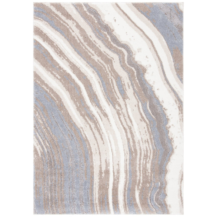 SAFAVIEH Cyrus Shag CYR126A Ivory / Grey Rug Image 1