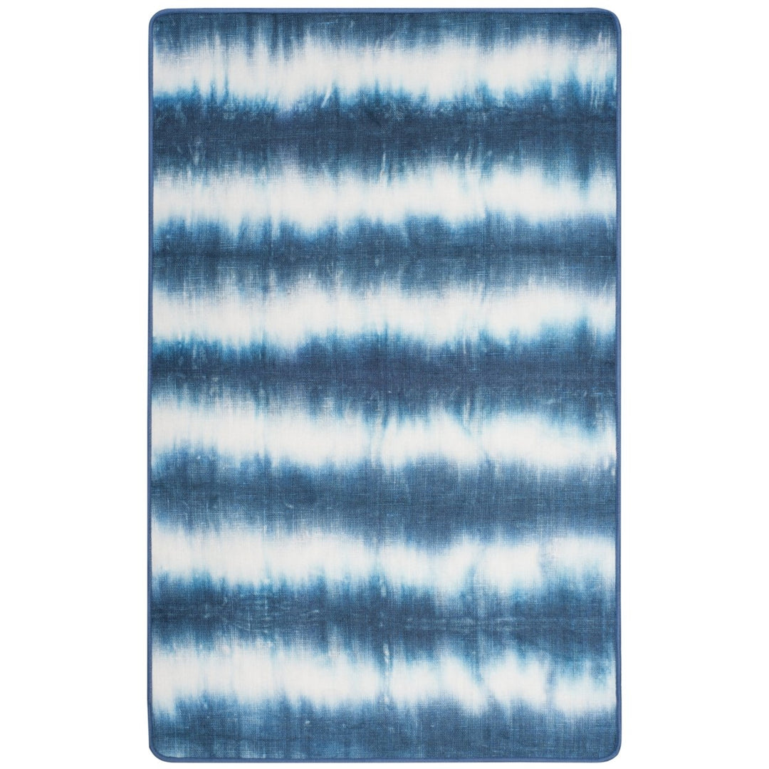 SAFAVIEH Daytona DAY101B Ivory / Blue Rug Image 1