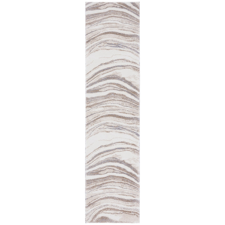 SAFAVIEH Cyrus Shag CYR130A Ivory / Grey Rug Image 5