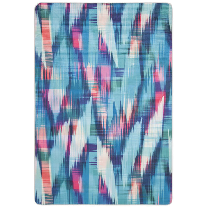 SAFAVIEH Daytona DAY118R Turquoise / Fuchsia Rug Image 1