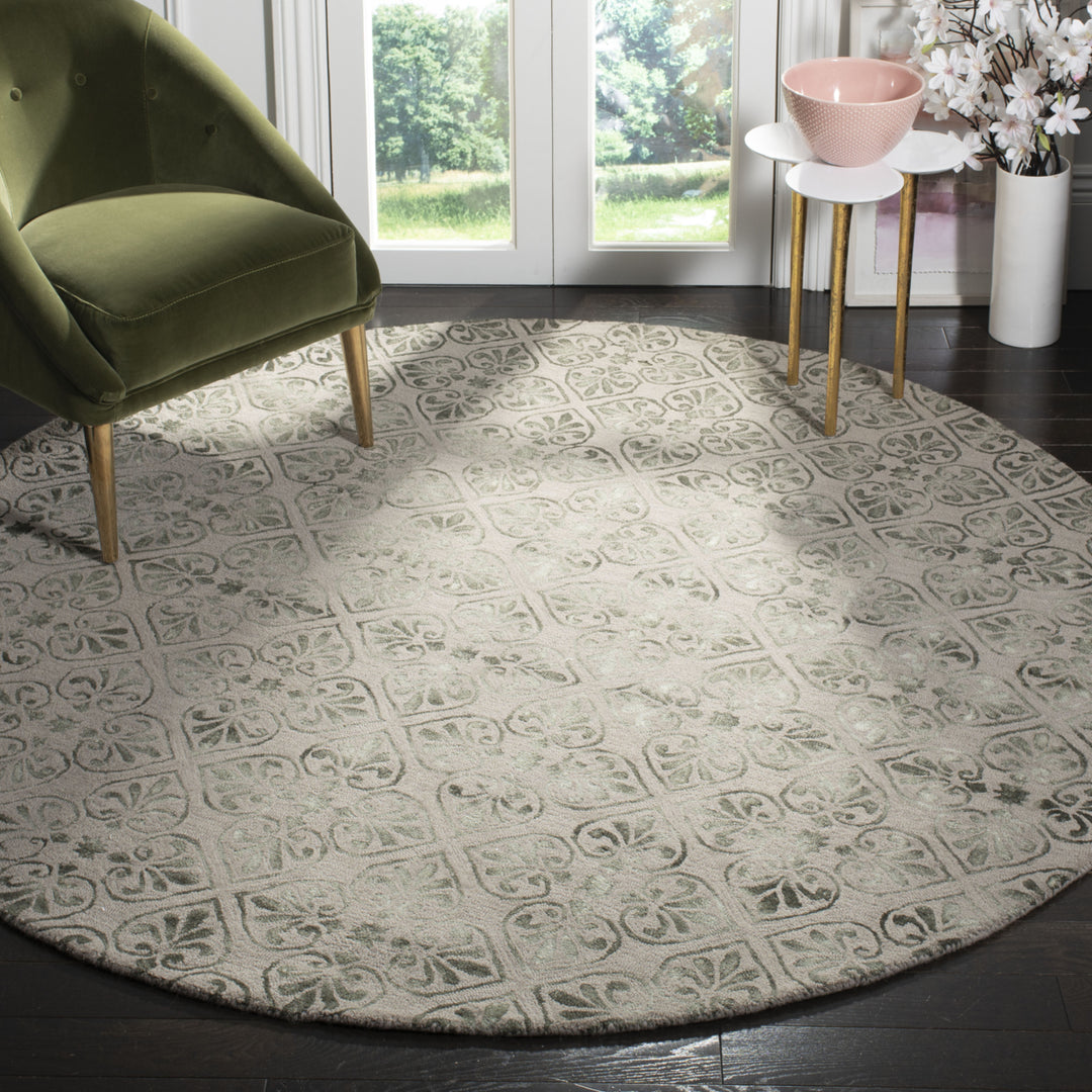 SAFAVIEH Dip Dye DDY101B Handmade Dark Beige Rug Image 2