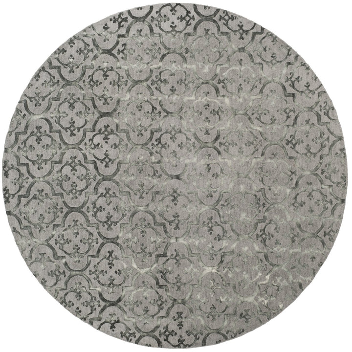 SAFAVIEH Dip Dye Collection DDY102A Handmade Grey Rug Image 1