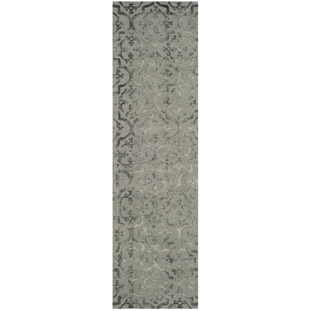 SAFAVIEH Dip Dye Collection DDY102A Handmade Grey Rug Image 1