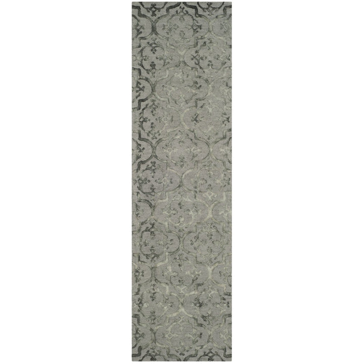 SAFAVIEH Dip Dye Collection DDY102A Handmade Grey Rug Image 1