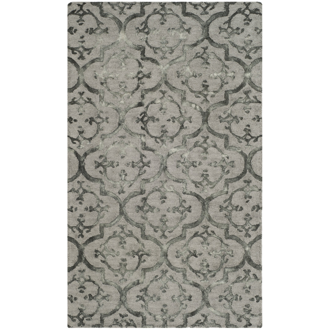 SAFAVIEH Dip Dye Collection DDY102A Handmade Grey Rug Image 8