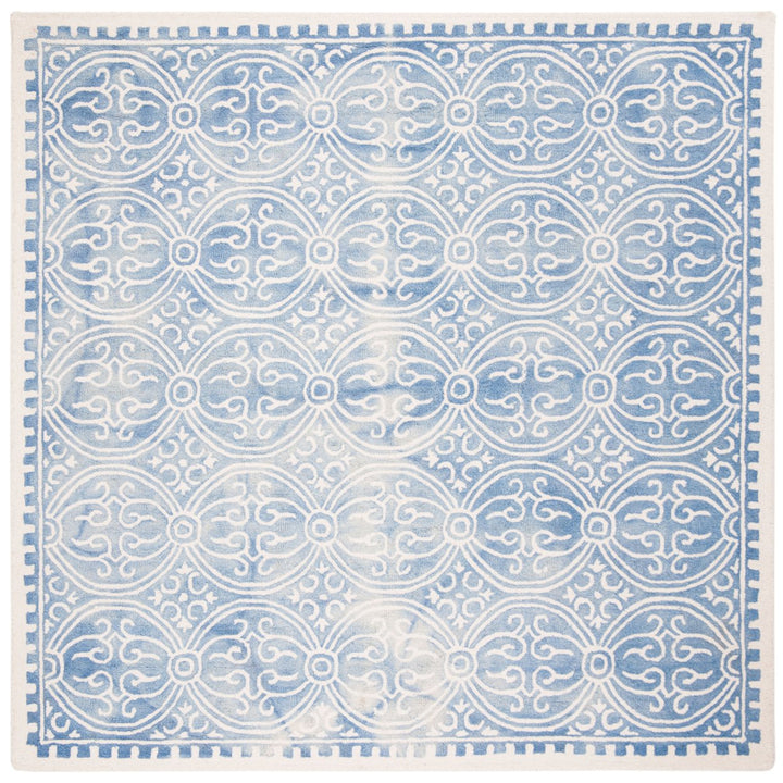 SAFAVIEH Dip Dye DDY211M Handmade Blue / Ivory Rug Image 1