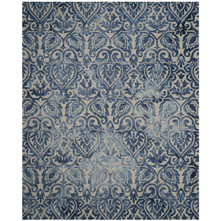 SAFAVIEH Dip Dye DDY511K Handmade Royal Blue / Beige Rug Image 1